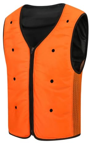 Xyphoril Gilet Rafraîchissant Été, Gilet de Refroidissement à Activation par Eau avec Maille Respirante sur Les Côtés, Veste Légère sans Manches pour Travail Jardin Camping Pêche Sport Extérieur