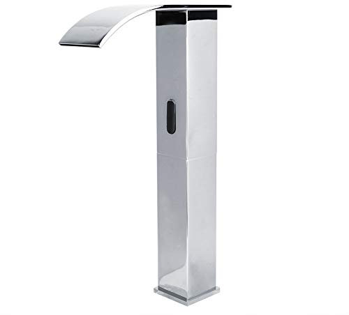 Touchless Lavandino del bagno Rubinetto Cascata Sensore a infrarossi Induttivo automatico di alta gamma Rubinetto freddo e caldo, Rubinetto dell'acqua bagno a mani libere con controller CC G1 / 2 