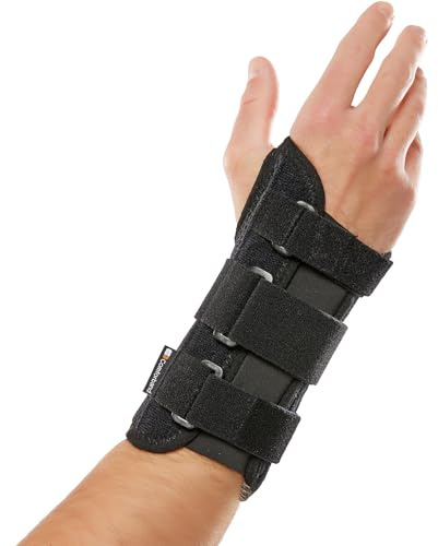 Comforband Deluxe 3-Strap Wrist Brace – Adjustable Support for Carpal Tunnel, Fractures, Tendonitis, and Post-Op Recovery – Lightweight, Breathable Design for Day and Night Use (L/XL, Right Hand)
