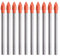 Voarge Lot de 10 forets professionnels en porcelaine de 6 mm, forets pour carreaux et verre pour céramique, carrelage, pierre, verre et miroirs