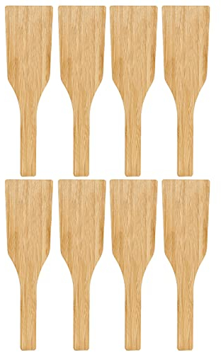 CHAMEEN Raclette Scraper Wooden Raclette Spatula Kitchen Utensils for Non-Stick Pans Cheese Grills Boards Gourmet Frying Pans Fondue