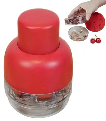 Strumento per disossare ciliegie, disossatore di ciliegie multiple - Disossatore di prugne e ciliegie a 8 fori,Strumento per disossare più ciliegie, processore di frutta portatile tipo