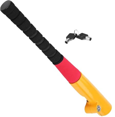 LALADEFIEE Car Steering Wheel Lock Adjustable Telescopic Theft Device for Vehicle Enhanced Security Lock Compatible Car Models