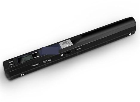 Document Scanner, Portable Creative Handheld e Portable Document Image A4 Hand Scanner, 900DPI USB2.0 Scaner Support JPG/PDF Format(Nero)
