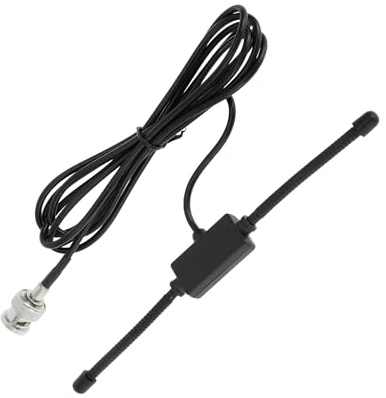 Partuto 1 Pc Antena De Señal Oculta Universal para Parabrisas De Coche Camión Antena De Radio De Coche Montaje En Cristal Negro 59.1