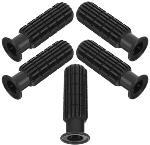 UPKOCH 5 Stück Fußballmaschinengriff Tischkicker Ersatz Kickergriffe Griff Für Fußballtisch Kicker Zubehör Griffe Für Fußballtische Griffe Für Tischfußball Black -Material