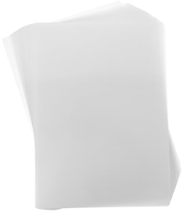 PartyKindom 100pcs Laminating Sheets Thermal Laminating Film Photo Film Lamination Paper for Hot Thermal Machine Use Bulk Laminator Pouches for Home Office