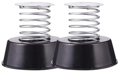 ibasenice 1 Jeu Base De Ressort pour Figurine À Tête Secouée pour Décoration De Voiture Vélo Base Solide Et Durable Installation DIY Accessoires pour Intérieur De Noir 2 Pièces