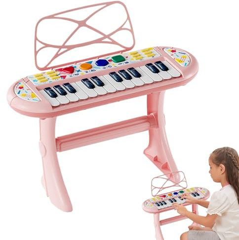 Piano Clavier Pour | Prise En Charge Microphone Enregistrement Lecture | Piano Jouet Clavier D'apprentissage Musical,Pour Élèves Étudiants Filles Présecolaires Salon Chambre Salle De Classe Scène Jard