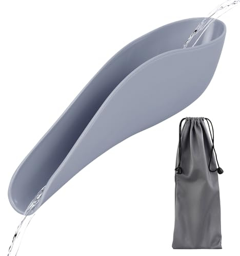 Cossaot Bärbar urinal för kvinnor, återanvändbar urinal för kvinnor, urinal kvinna med väska, potta stående kissa för aktiviteter, utomhus, camping, resor, vandring