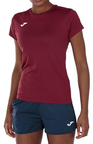 Joma Camiseta Deportiva Manga Corta Mujer , 6XS - 3XL - Mantiene Seco el Contacto con el Cuerpo, Ideal para Running o Gym - Combi