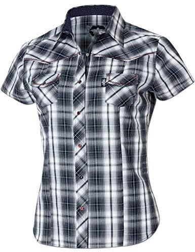 STARS & STRIPES dam blus westernblus bikerin land Cowgirl westernstil »Larissa«