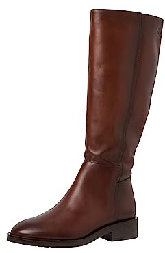 Tamaris Damen Langschaft-Stiefel Blockabsatz; COGNAC/braun; 38 EU