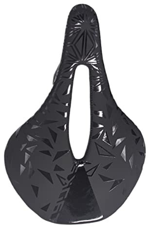 WANGZEYU Bike Seat Fahrrad -Sattelzubehör Spring schwarz einfach Einfach die Kissen Sitz Carbon Faser ausgehöhltes Ultraleicht -Mountain -Straßenrad Rennen Rennen Bike Saddle (Color : 155mm)
