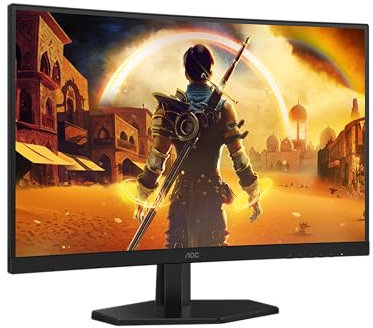 AOC Gaming C27G42E - 27 inch Full HD Curved Monitor, 180 Hz, 0.5 ms, FreeSync Premium (1920x1080, 1x HDMI 2.0, 1x DisplayPort 1.4) black