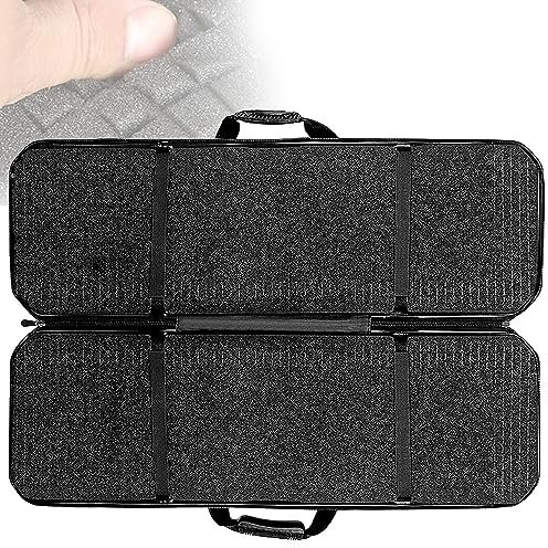 Borsa per fucile imbottito porta carabina armi, Borsa Rigida per Fucile, Valigetta Fucile per Arma Lunga Valigia, Borsa Pistola Tattica Resistente All'usura per Caccia e Pesca C