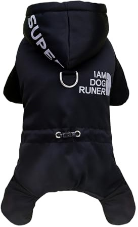 Izefia Cappotto del Cane Dell'animale Domestico Antivento Cappotto Freddo Cappotto Sportivo Giacca Invernale Calda Vestiti Spessi Cotone Cappotto del Cane per Il Piccolo Cane Gatto Medio