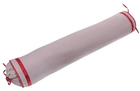 JEWEDECO Funda para Almohada De Cuello Cilíndrica y Redonda Cubierta Suave y Transpirable para Soporte Cervical Funda Removible y Lavable para Cojines De Sofá y Cama