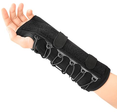 Uqezagpa Muñequera ajustable para la noche, soporte de muñeca para túnel carpiano, práctica muñequera protectora para el pulgar para adultos