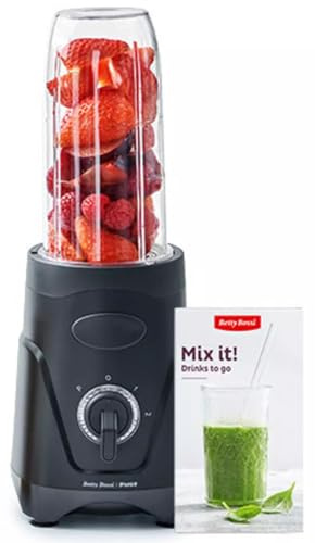 Betty Bossi - MixFIT Smoothie Maker 25999 – Leistungsstarker Mixer für Smoothies, Shakes und Säfte – Kompakt, einfach zu bedienen, mit To-Go Becher – Perfekt für gesunde Ernährung