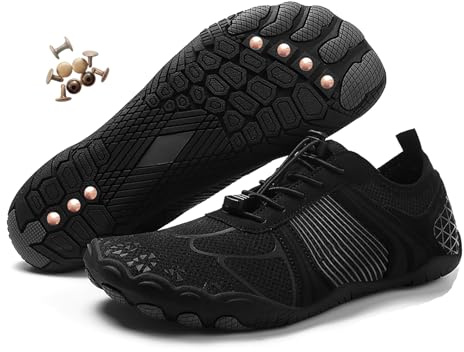 Grounding Shoes with Copper, Copper Hike Barefoot Shoes for Women Men, Waterproof Non-Slip Comfort Hike Shoe
