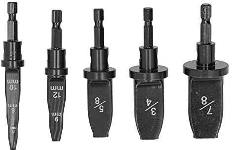 MYXJGNAIY Swagging Tool Broca, expansor de tubería de Cobre, Herramienta de abocardado de tubería con Mango Hexagonal Industrial métrico de Acero de Alta Velocidad para Aires acondicionados