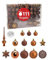 WOMA Christbaumkugeln Set Bronze & 19 weiteren Farben - 111er Weihnachtskugeln Set inkl. Metallhaken - Weihnachtskugeln Kunststoff - Weihnachtsbaum Deko & Christbaumschmuck