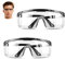 Pack de 2 Gafas de Protección, Gafas de Seguridad Contra el Polvo, manchas y agentes contaminantes, Gafas de Seguridad Para Trabajo Gafas Para Carpintería