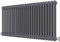 Radbliss Horizontal Traditional 2 Column Radiator 600x1190mm Anthracite Matt Grey Cast Iron Style Design RAD Central Heating