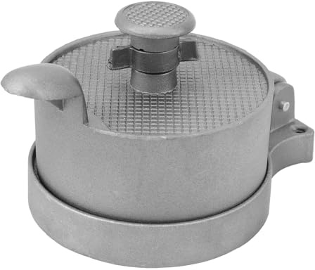 Burgerpress, Tjockleksjusterbar Hamburgerbiffmaskin, Nonstick Multifunktions Hamburgerpress i Aluminiumlegering för Hamburgerbiffar