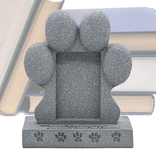 Pietra commemorativa per cani, pietra commemorativa per cani, per giardino, esterni, lapide per animali domestici, cornici per foto, pietra commemorativa per cani o gatti