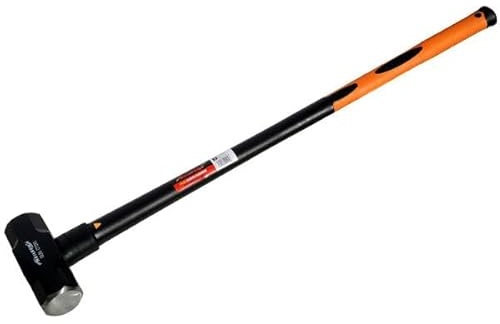 Neilsen CT1295-10lb Sledgehammer with High Grade Steel Head, 33in Fibreglass Shaft and Thermoplastic Rubber Grip