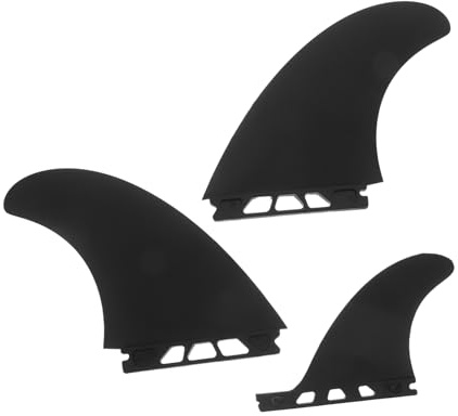Toyvian 3 Piezas Aletas de Repuesto para Paddle Board Sup de Reforzadas para Surf y Kayak de Surf para Estabilidad Mejorada Deportes Acuáticos