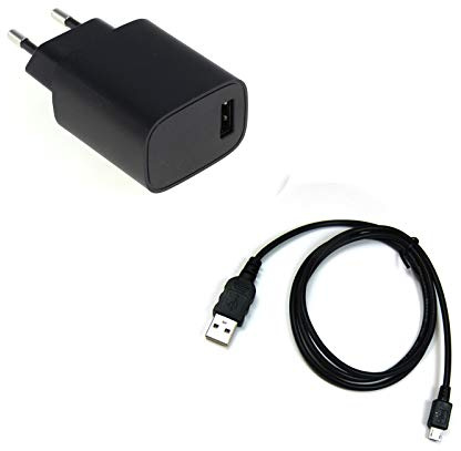 bg-akku24 Ladegerät und Ladekabel, Datenkabel, USB-Kabel für Sony Alpha 3000, Alpha 5000, Alpha 5100, Alpha 6000, Alpha 6300, Alpha 6500, Alpha 7, Alpha 7R, Alpha 9