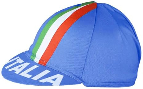 SGCIKER World Tour Team Italia Fahrradmütze für Herren und Damen, Fahrradmütze, Unterhelm, Fahrradhelm-Innenfutter, atmungsaktiv und schweißabsorbierend