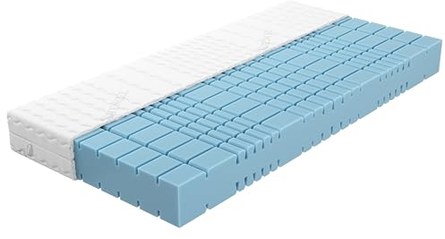 AM Qualitätsmatratzen Premium 7 Zonen Kaltschaummatratze 100x200 H2 - Made in Germany - Oeko TEX zertifizierte Matratze Kaltschaum 100x200-19 cm Hoch - Orthopädische Matratze 100x200cm