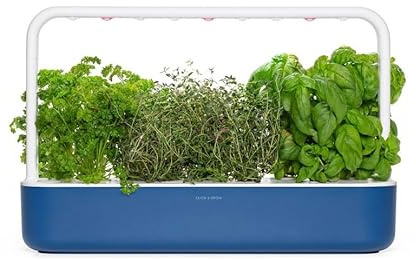 Click and Grow Intelligente Anzuchtbox für den Garten, einfacher als das Hydrokultursystem, Gewächshaus für den Innenbereich mit 9 Töpfen, SG9S13UNI