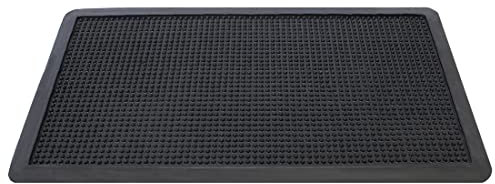 Acomoda Textil – Felpudo de Goma Rectangular Antideslizante de Entrada. Alfombra de Pinchos Resistente de Fácil Limpieza para Exterior e Interior. (60x100 cm)