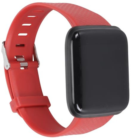 Annadue Smart Watch, Fitness Tracker Orologio Fitness con Schermo da 1,44 con Monitor del Sonno, Contapassi Tracciatori di attività Smartwatch per Uomo Donna, per IOS Android (rosso)