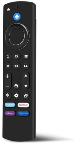 Mando a distancia por voz de repuesto para AMZ Smart TV Stick (4k, 2ª generación, 3ª generación, vida), para AMZ Smart TV Cube (1ª generación, 2ª generación, 3ª generación), para televisores