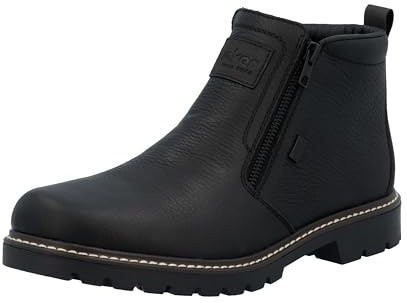 Rieker Bottines courtes pour homme 39871 - Noir - Taille 43 EU, Noir, 43 EU