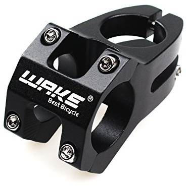 CYSKY Tige de vélo 31.8 45mm Tige de vélo de Montagne en Alliage d'aluminium Tige de Guidon Courte Tige de Guidon pour la Plupart des vélos de Cyclisme BMX VTT (Noir)