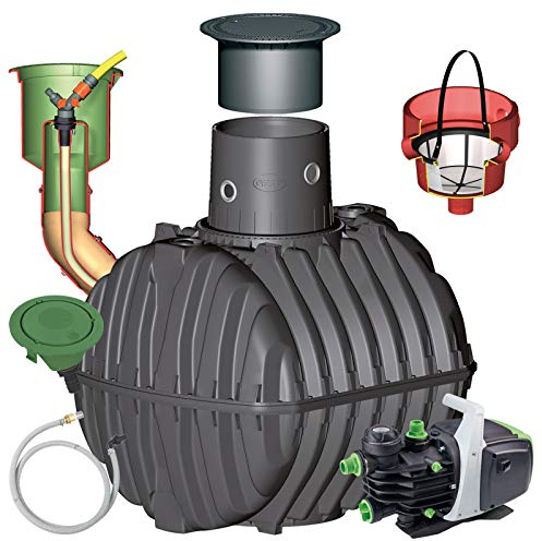 Graf Regenwasser-Erdtank Carat Regenwassertank Zisterne Wassertank Garten-Jet, 3.750 L PKW-befahrbar