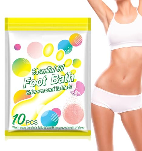 Voihamy Comprimés effervescents pour Pieds aux huiles essentielles,Soin des Pieds Spa Relax Massage Comprimés Effervescents | Pieds à l'huile Essentielle, Spa pour Les Pieds