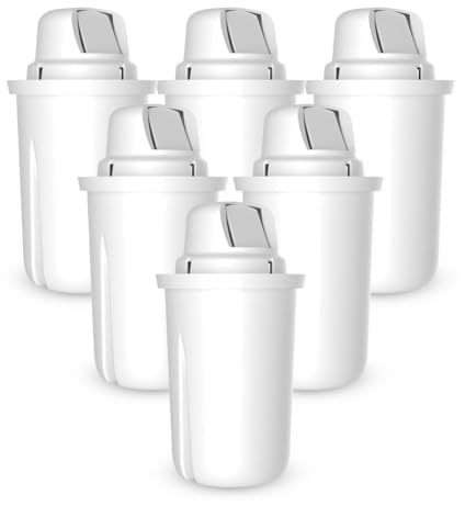 Dafi | Standard Classic Wasserfilter | Ersatz Filter-kartuschen kompatibel mit Brita Classic, PearlCo Classic | Reduziert die Wasserhärte | Alternative zu Flaschenwasser | BPA-frei | 6er-Pack