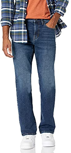 Amazon Essentials Men's Jeans, Slim Fit Stretch, Bootcut - Discontinued Colors, Medium Wash, 29W x 34L