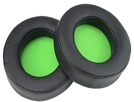 Chofit Compatibile con Razer Kraken 7.1 V2/Kraken V2/Kraken Pro V2 Cuscinetti di ricambio ovao neri rotondi per cuffie in memory foam
