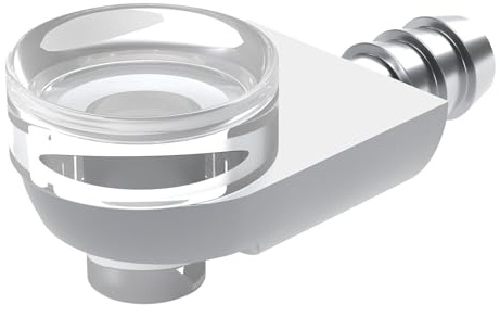 SOTECH 100 pièces Supports d'Étagères avec Coussin en Caoutchouc pour trou de perçage 5 mm Support d'Étagères assemblage enfichable dans une ligne de trous pré-percés