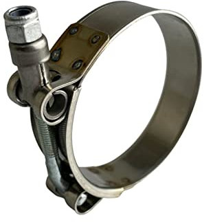 Bolzta® Part-Stainless Steel T Bolt Hose Clamp for Industrial Machinery& Exhaust Clip 68-76mm x1