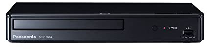 Panasonic Blu-Ray Player with Full HD Picture Quality and Hi-Res Dolby Digital Sound, DMP-BD84P-K Blu Ray DVD Player, Black